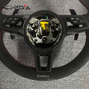 Convient pour <span class=keywords><strong>Porsche</strong></span> Panamera Cayenne Macan 718 Boxster Cayman Taycan 996 <span class=keywords><strong>911</strong></span> 981 957 958 991 Volant personnalisé - Product Image 4