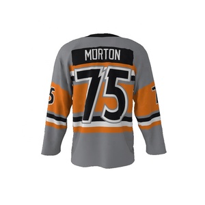 Maillot de hockey sur glace personnalisé par sublimation, uniforme de hockey professionnel, maillot de hockey respirant et athlétique - Product Image 4