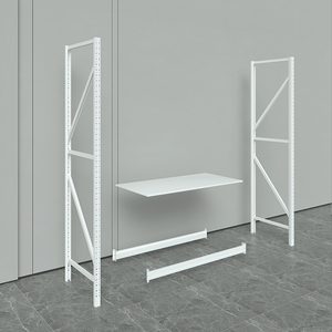 رف تخزين فولاذية رف مستودع معدني للبيع - Product Image 4