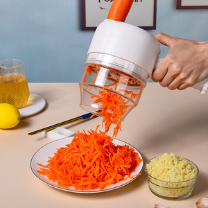4 in 1 Portable <b>Vegetable</b> Cutter Set Type C Charge Wireless Food Processor ANS-901 <b>Vegetable</b> Cutting Machine 4 in 1 Portable Veg - Product Image 5
