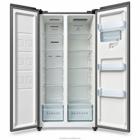 Réfrigérateur LGS Quality HUAZOS 493L, modèle à double porte, fonctions de refroidissement et de congélation, grande capacité avec distributeur d'eau