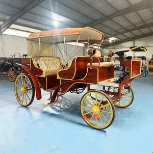 Lussuosa Carrozza Elettrica a Quattro Ruote per Tour Turistici, Carrozza Nuziale Moderna Retrò per Giri Turistici - Product Image 3