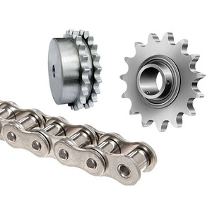 เฟืองสแตนเลสมาตรฐาน ANSI DIN ขนาด 1/4" 1/2" 3/4" 1"  ปรับแต่งจำนวนฟันและขนาดรูสำหรับสายพานลำเลียง - Product Image 5