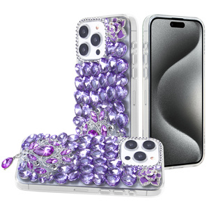 Funda de Teléfono Personalizable de Lujo con Diamantes de Imitación, Compatible con iPhones y Samsung, para Mujeres, Estilo Femenino - Product Image 2
