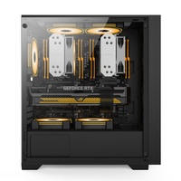 Boîtier d'ordinateur AntarcChill OEM ODM avec fenêtre en verre trempé, RGB, pour processeur ATX, pour jeux vidéo, pour ordinateur de jeu