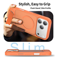 Großhandel Luxus Magnetische Handyhülle mit Unsichtbarem Ständer Stoßfeste Schutzhülle Soft-Touch für iPhone 18 17 16 15 Pro Max