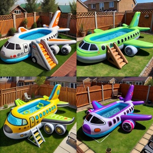 Yuedong thương mại Inflatable bơi hồ bơi ngoài trời PVC nước máy bay OEM ODM sân sau xách tay mùa hè - Product Image 6