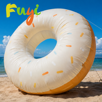 Donut géant gonflable réaliste personnalisé pour la promotion publicitaire gonflable