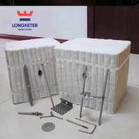 Modul Serat Keramik (1050-1600) ° C); Densitas 250-300 Kg/m³; Konduktivitas Termal 5%; 300x300x300 Mm; Pemrosesan Potong Sesuai Ukuran.