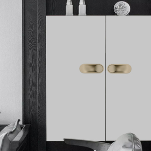 Zinc Alloy Recessed Flush Pulls Groove Embedded Concealed Handles for Wardrobe Cabinet Drawer - Product Image 3