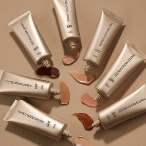 Loción de tinte para la piel de alta calidad, haga su propia marca, 3 en 1, el mejor protector solar, crema de imprimación facial, crema hidratante teñida con SPF vegana - Product Image 1