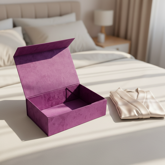 Custom Collapsible Rigid Boxes for Apparel Foldable Magnetic Lid with Your logo Handmade Craft Paper Box Perfume