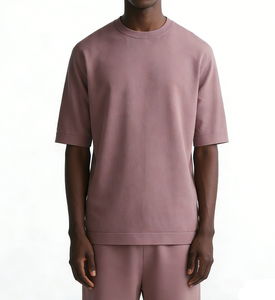 T-shirt Homme Uni en Coton 100% Surdimensionné Personnalisé de Haute Qualité avec Logo Imprimé – Vente en Gros OEM/ODM - Product Image 1