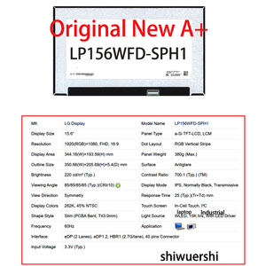 Laptop LCD Slim Monitor 15.6" Laris Manis LP156WFD SPL1 SPV2 SPH2 SPH1 SPH3 SPK1 SPK2 SPL2 SPL4 SPM2 SPM5 SPM9 SPP1 SPY1 SPZ1 - Product Image 4