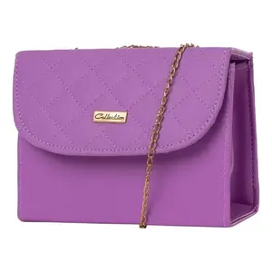 Bolso Bandolera Lavanda para Mujer Fana, Acolchado, de Nailon, con Cierre de Cremallera, Estilo Veraniego, para Uso Diario - Product Image 3