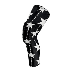 Genouillères de compression personnalisées YOUNGSON pour le basketball, genouillères antidérapantes en nid d'abeille pour les jeunes, les enfants et les garçons - Product Image 4