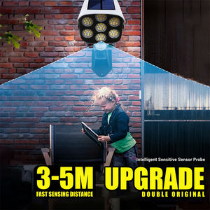 77LED <b>Solar</b> <b>Lights</b> Simulation <b>Security</b> Dummy Camera <b>Motion</b> <b>Sensor</b> Outdoor <b>Light</b> IP65 Waterproof Lamp 3 Mode For Home Garden - Product Image 2