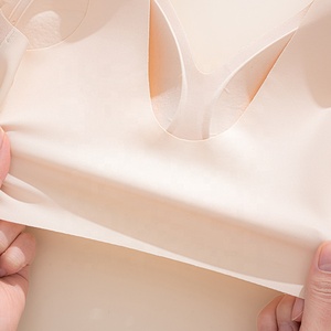 Nhà Máy Bán buôn liền mạch Bralette cho ngực nhỏ <span class=keywords><strong>Push</strong></span>-<span class=keywords><strong>Up</strong></span> side-tràn bằng chứng mềm hỗ trợ không dây chống chảy xệ áo ngực - Product Image 6