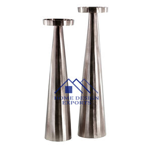 Portavelas de metal de alta calidad para la venta Portavelas de aluminio decorativo para la decoración de hoteles y restaurantes del hogar - Product Image 1