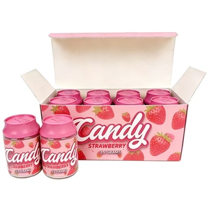 Proveedor de Latas Transparentes para Refrescos, Envase de Plástico de 3.5g con Caja, Etiqueta Holográfica de un Solo Color de 100ml para Dulces - Product Image 1