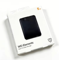 Disco Rigido Esterno Portatile da 5TB, 2.5 Pollici, Guscio Antiurto in ABS, USB 3.0 ad Alta Velocità, per Archiviazione Dati