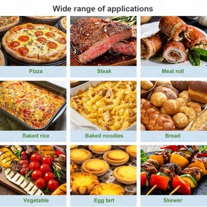 Horno Para De Cinta Forno a Nastro per Pizza a Catena Pizza a Gas De Banda Mini Transportador - Product Image 3