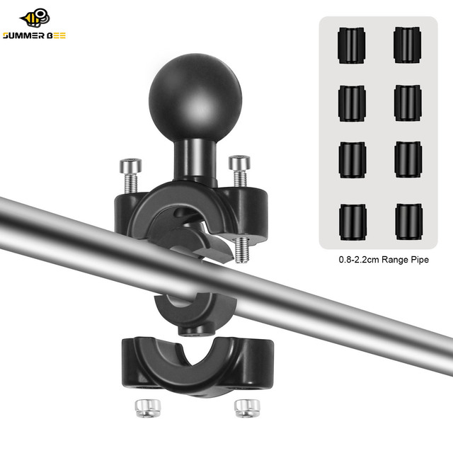 1"Ball Head Mount 25mm Ball 1inch Ball Mobile Mount Motorcycle Rearview Mirror Holder Aluminum Electric Car Bracket Aluminum