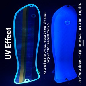 SNEDA - Señuelo de Pesca con Forma de Pez Extra Grande de 32 cm, Cuchilla de Pala Resistente para Pesca de Salmón - Product Image 6