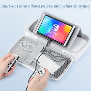 Étui rigide personnalisable pour Switch/OLED |   Sac promotionnel grande capacité, portable, avec support, pour manettes et cartes de jeu - Product Image 4