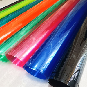 Linh Hoạt Không Thấm Nước <span class=keywords><strong>PVC</strong></span> Phim Cuộn Tùy Chỉnh Cắt Dịch Vụ Cho Đầy Màu Sắc Trong Suốt Mềm Tấm Nhựa Cho Áo Mưa Và Túi Xách - Product Image 1