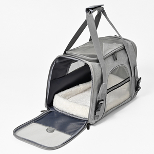 Bolsa de Transporte Transpirable para Mascotas con Ruedas y Asa de Carro para Gatos y Perros <span class=keywords><strong>Pequeños</strong></span>, Apta para Viajes en Avión - Product Image 3