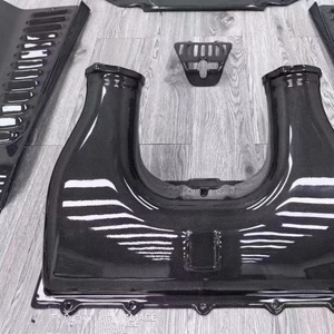 Geschikt Voor Ferrari 458 2009-2015 Opgewaardeerde Glanzende Droge Koolstofvezel Motorkap Set, Hoogwaardige 3K Droge Koolstofvezel - Product Image 2