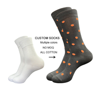 Wholesale Bulk White Cotton Women's Socks Logo Printed Soft Casual School Lady Custom Cotton Socks