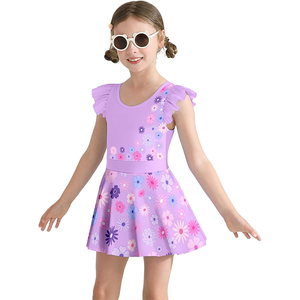 여아용 수영복 도매 어린이 수영복 여아용 원피스 수영복 스커트 부착 부티크 공주 수영복 의류 - Product Image 2