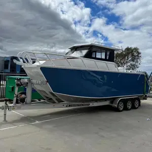 Gospel Boat 27ft/ 7.9m Aluminum Catamaran Fishing Boat With Twin Hull