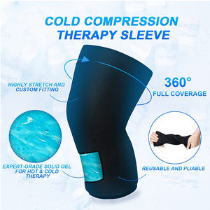 Envoltura de compresión con bolsa de gel reutilizable para rodilla, codo, tobillo y pantorrilla, ideal para lesiones. - Product Image 2