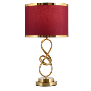 Modern Brass Table Lamp <b>LED</b> Eco-Friendly Eye Caring Warm White Nordic Bedside Desk <b>Light</b> for Home <b>Bedroom</b> Decor - Product Image 5