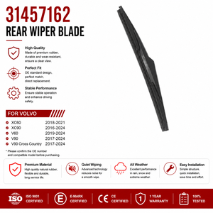 Lame d'essuie-glace arrière durable de haute qualité OE 31457162 31253232 H304 pour <span class=keywords><strong>Volvo</strong></span> <span class=keywords><strong>V60</strong></span> <span class=keywords><strong>V60</strong></span> <span class=keywords><strong>Cross</strong></span> <span class=keywords><strong>Country</strong></span> - Product Image 1
