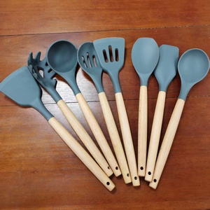 Tay Cầm Bằng Gỗ Nhà Bếp Thìa Đồ Dùng Đặt Bộ Đồ Ăn Sang Trọng Hiện Đại Kinh Doanh Quà Tặng Thân Thiện Môi Trường An Toàn - Product Image 2