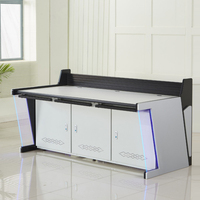 Fourniture transfrontalière Salle de contrôle personnalisable Poste de travail Bureau Métal Solide Durable Salle de surveillance Console Tables