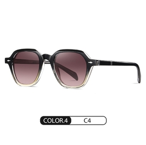 New Fashionable Retro UV400 Sunglasses <b>for</b> Men and Women Blue Frame Anti-Blue Same Plate Design - Product Image 5