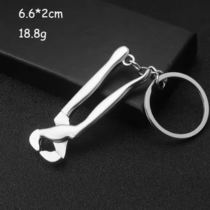 Llaveros para Hombre, Llavero para Coche y Bolso, Herramienta Combinada Portátil para Exteriores, Mini Herramienta de Bolsillo con Regla, Martillo, Llave Inglesa, Alicates y <span class=keywords><strong>Pala</strong></span> - Product Image 4