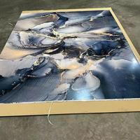 Panneau mural en PVC effet marbre imprimé en 3D, finition brillante, pour fond de télévision, décoration intérieure et bureaux – Vente directe usine