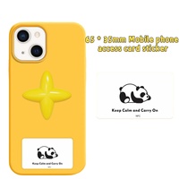 CUID Stiker Kartu Akses Ponsel Ultra-tipis PVC RFID T5577 EM4305 13.56MHz Kartu Kosong IC Lift yang Dapat Ditulis Ulang