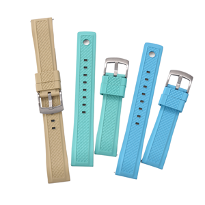 Bracelet de montre sport en silicone flexible et respirant Huanlong, étanche, 20/22 mm - Product Image 1