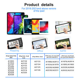 Stylet avec fonction de rejet de la paume pour <span class=keywords><strong>iPad</strong></span> <span class=keywords><strong>Apple</strong></span> 10/<span class=keywords><strong>9</strong></span>/8/<span class=keywords><strong>7</strong></span>/6, <span class=keywords><strong>iPad</strong></span> <span class=keywords><strong>Pro</strong></span> 12.<span class=keywords><strong>9</strong></span>"/11"/13" M4, <span class=keywords><strong>iPad</strong></span> Mini 6/5, <span class=keywords><strong>iPad</strong></span> Air 5/4/3/11"-13" M2 - Product Image 4