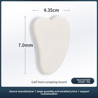 Planche de massage Gua Sha en jade naturel pour le visage, les yeux et le dos, petite planche en corne de buffle pour usage commercial et domestique, vente en gros