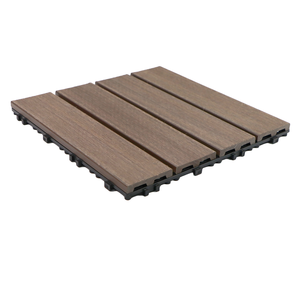 12 "x 12" không thấm nước sàn gạch lồng vào nhau ngoài trời trắng sàn gạch <span class=keywords><strong>WPC</strong></span> vườn Patio sàn ngoài trời lồng vào nhau gạch - Product Image 4