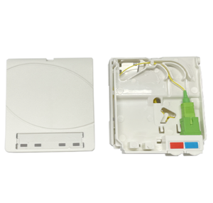 Оптическая розетка настенная <span class=keywords><strong>2</strong></span>-портовая, полностью укомплектованная с пигтейлами SC/APC и адаптером для сетей FTTX и телекоммуникаций - Product Image 5