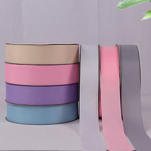 DIY 선물 포장을위한 단면/양면 새틴 레드 리본 크리스마스 리본 폴리 에스테르 맞춤형 인쇄 선물 리본 - Product Image 3